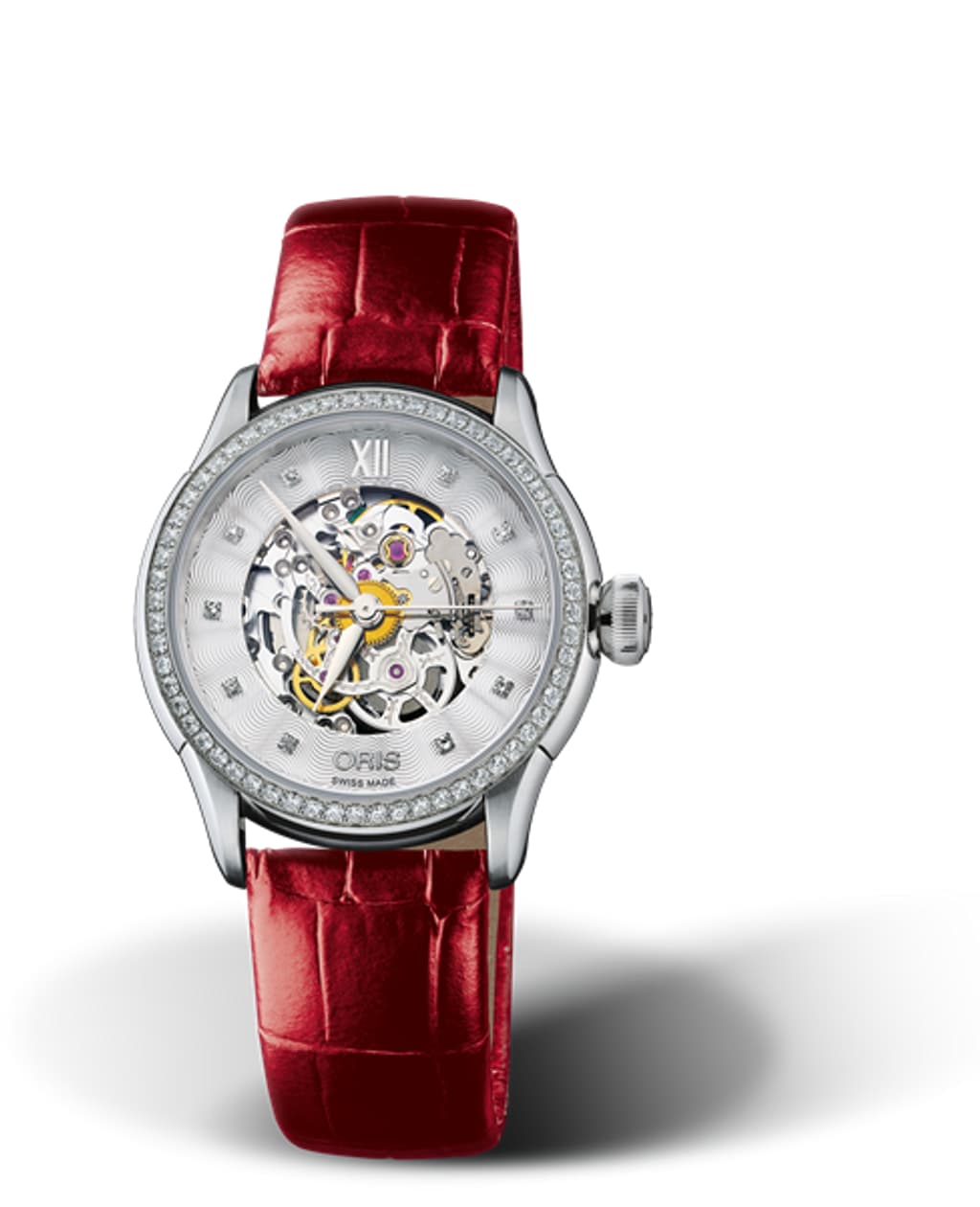 Oris artelier skeleton diamonds online